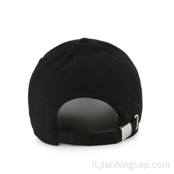 Cappellino da baseball in twill di cotone con visiera a sandwich 3D